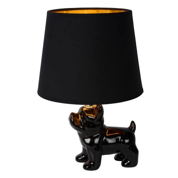 Lucide EXTRAVAGANZA SIR WINSTON - Table lamp - 1xE14 - Black - detail 1